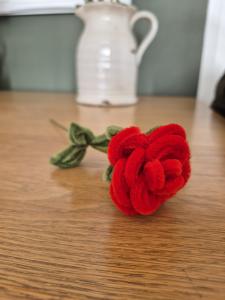 Handgemaakte Roos van Pijpenragers
